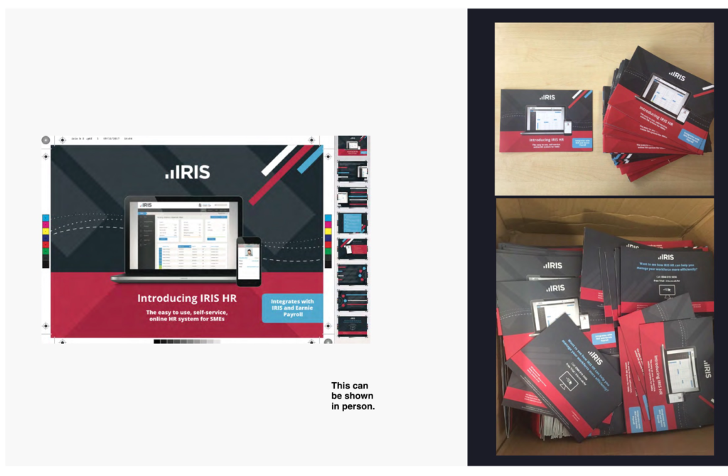 Photo of printed materials.