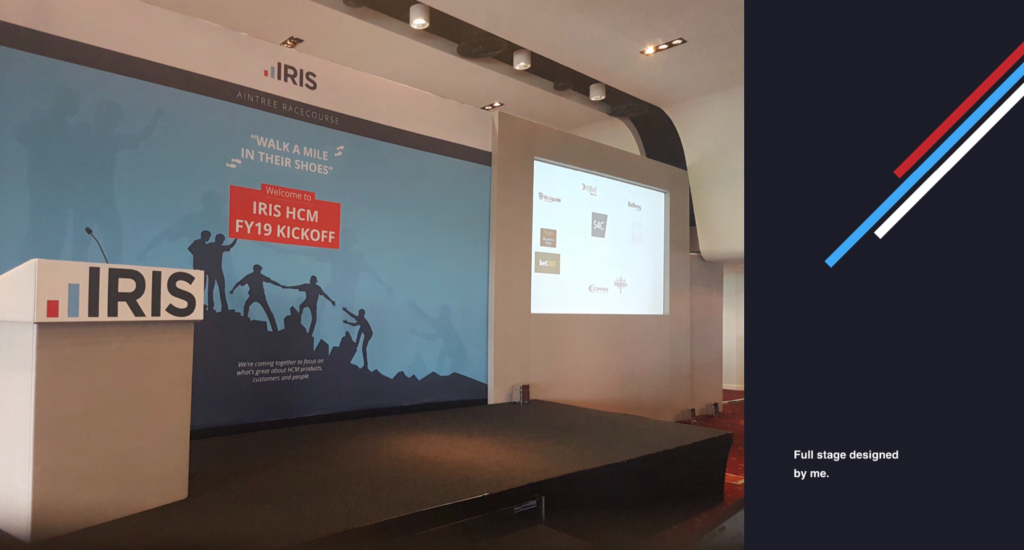 Photo of stage design.