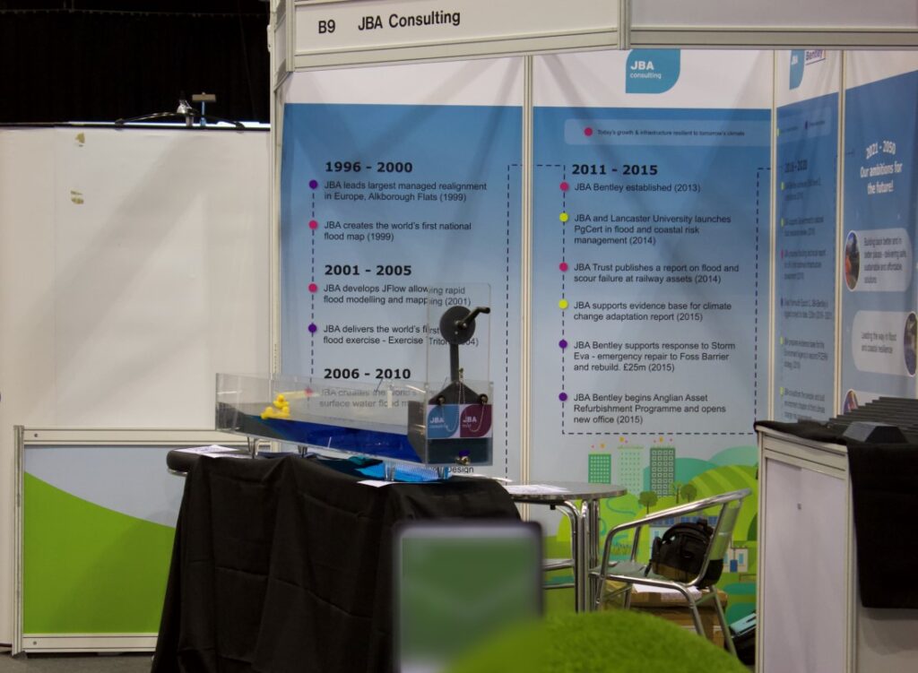 Image shows a stand design