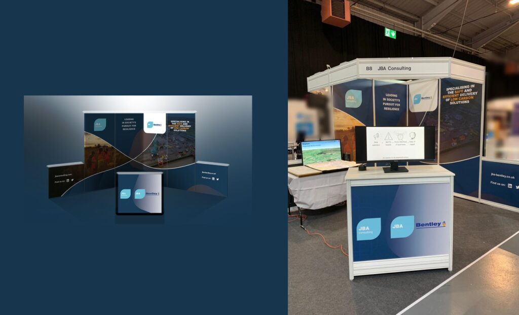 Image shows a stand design